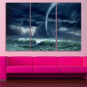 Impending Storm” 12″ X 12 Gallery Wrapped Canvas Print by Lee Harned main image 1
