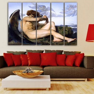 Fallen Angel Alexandre Cabanel Print on canvas Stunning framed art Reproduction décor Artwork framed gift Bespoke artwork Framed fine art image 10