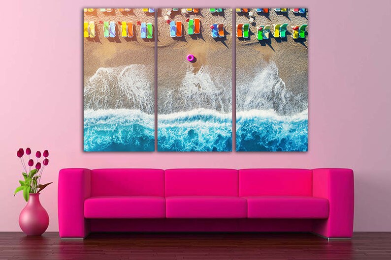 Water Canvas Beach Art Prints Nature Decor Ocean Wave Art Etsy