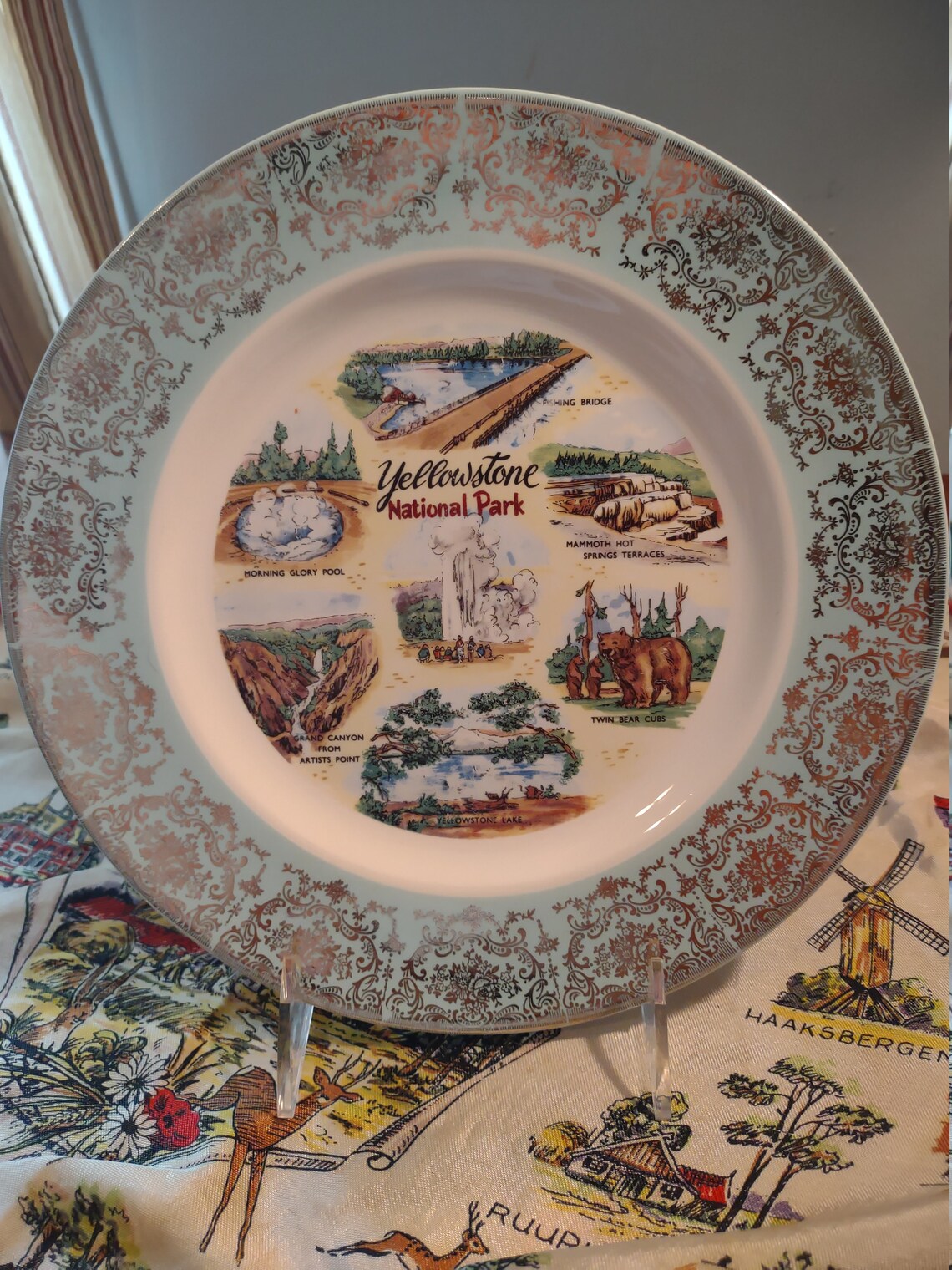 Yellowstone National Park Souvenir Plate Etsy