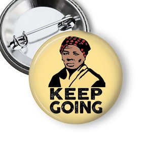 Harriet Tubman Black History Month Pins Supporting BLM 1619 Project B343