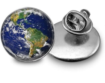 Planet Earth Lapel Pin