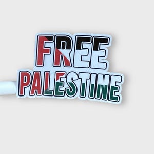 Free Palestine Sticker Palestinian Flag Sticker S193