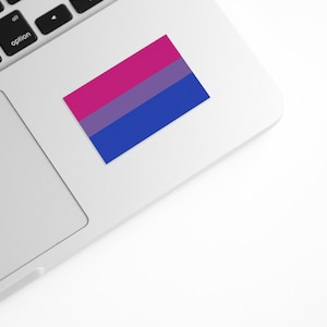 Bisexual Pride Flag Sticker LGBTQIA Stickers, Gay Pride Stickers for Laptops Bottles and Phones S18