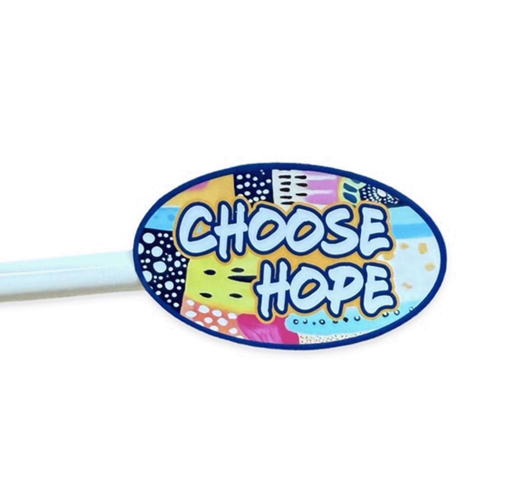 Inspiring Sticker, Hope Decal, Inspirational Sticker for Laptop Water ...