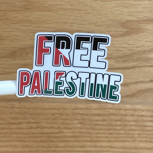 Free Palestine Sticker Palestinian Flag Sticker S193