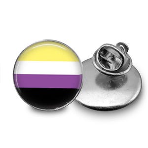 Gender Non-Binary Pride Flag Lapel Pin