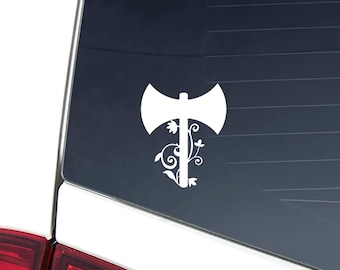 Lesbian Pride LGBTQ Labrys Car Window Decal Sticker Multiple Colors S28