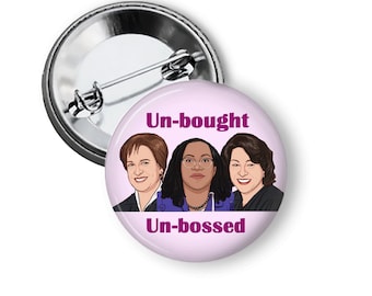 Supreme Court Liberal Dissenters Pins or Magnets B296