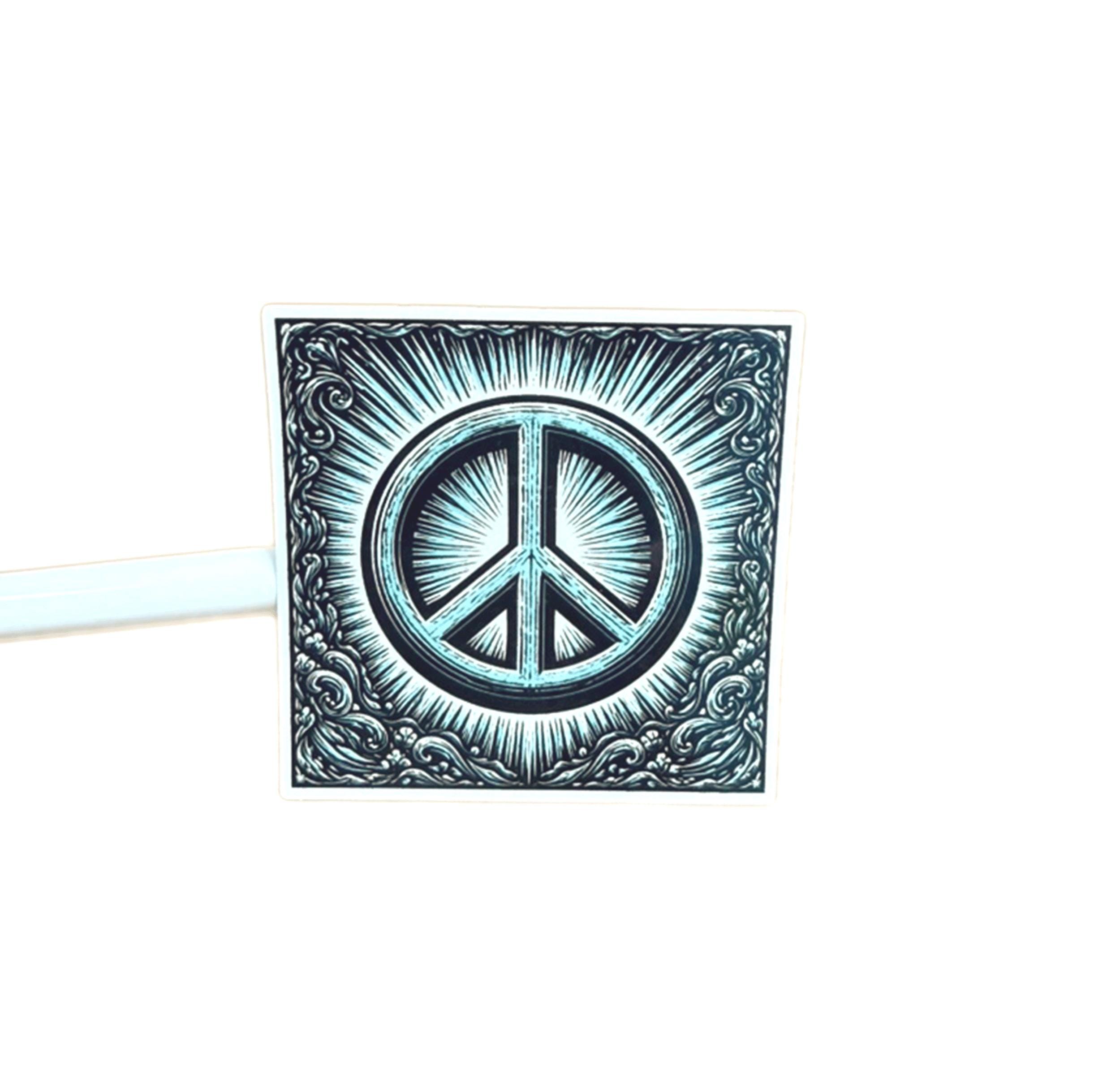 Kiwistar Peace – Cuore Adesivo da Parete in 6 Taglie – Wall