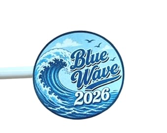 Blue Wave 2026 Sticker, Political Sticker, Vote Blue 2026, Democratic Support Sticker, Vote Sticker S159