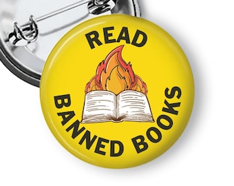 Read Banned Books Pins and Fridge Magnets B476