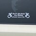 Car Window Decal for Wheelchair Vans With Lift or Ramp Don't Block the ...