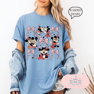 Comfort Color® Mickey and Minnie Love Shirt, Disneyland Mickey and Minnie Shirt, Couple Shirt, Mickey and Minnie Valentines Tee