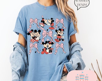 Comfort Color® Mickey and Minnie Love Shirt, Disneyland Mickey and Minnie Shirt, Couple Shirt, Mickey and Minnie Valentines Tee