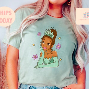 Tiana Shirt, Princess Shirt, Princess Outfit, Princess Birthday, Princess Tiana , Princess Tees, Birthday Girl, Birthday Outfit