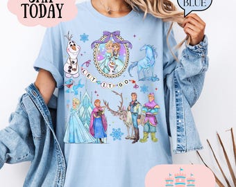 レディース プリンセス エルサ シャツ、アナと雪の女王 エルサ レディース シャツ、アナと雪の女王 トップス、ディズニー プリンセス エルサ シャツ、アナと雪の女王 マジック キングダム シャツ