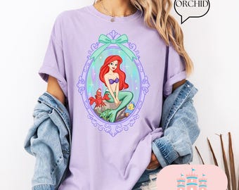 Ariel5, Comfort Color® shirt, Retro Disney Ariel Princess Shirt, Princess Shirt, Disney Trip T-Shirt, Disney Princess, Little mermaid shirt