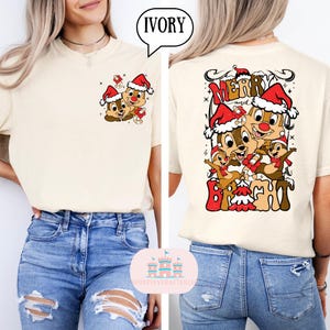 Comfort Color® Disney Shirt, Chip and dale christmas shirt,disney chip and dale christmas, disney christmas shirt, disneyworld christmas