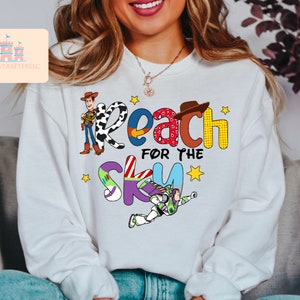 Reach For The Sky Shirt, Disney Toy Story Shirt, Disney Character shirts, Disney Family Trip shirt, Disney Group shirt, Family Vacation 2022