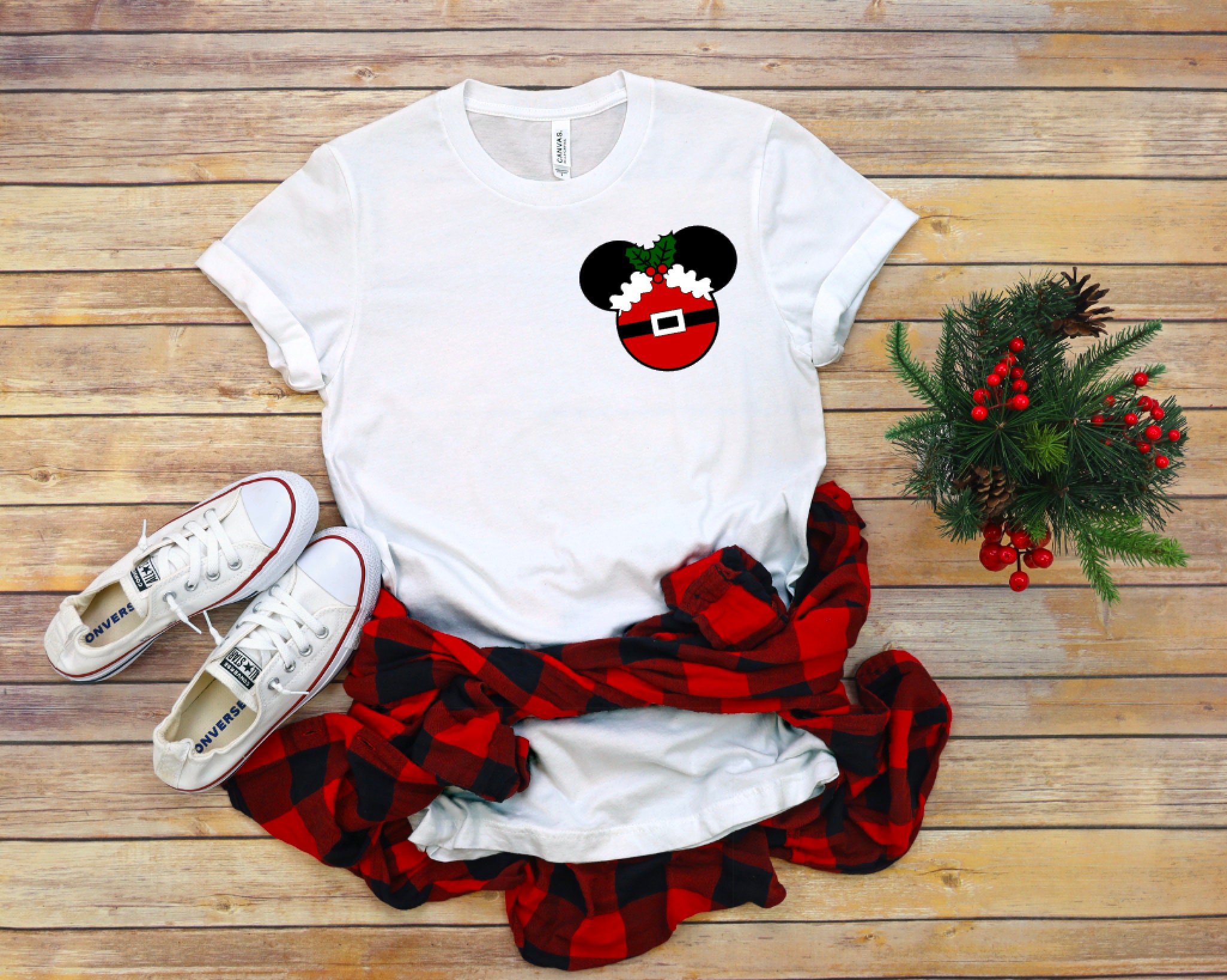 Minnie mouse hotsell christmas shirt