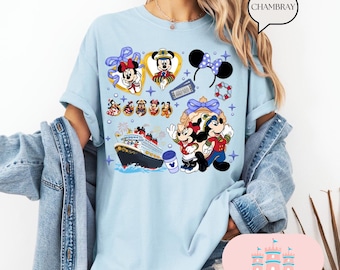 Minnie Disney Shirt, Mickey Tee Shirt, Disney Friends T-shirt, Disney Birthday Shirt, Disney Trip Tee, disney cruise shirt