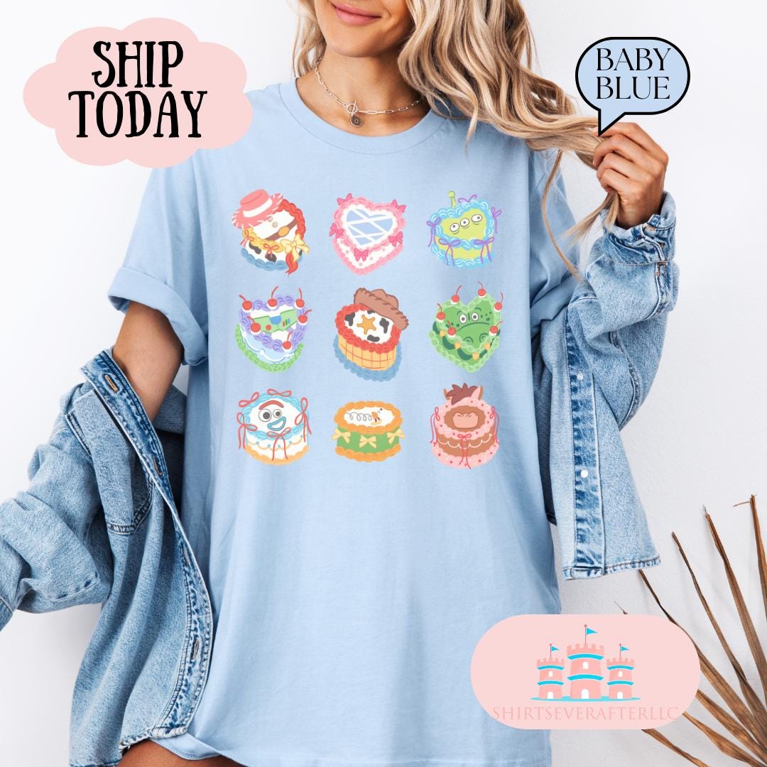 Coquette Bows Watercolor Disney Toy Story Shirt, Pixar Toy Story T-shirt, Woody Jessie Buzz Alien Rex Tee, Disneyland Family Matching Trip