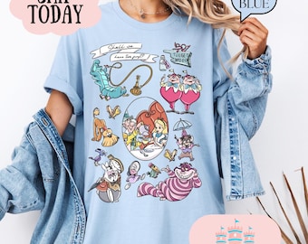 Maglietta Alice, Magliette Alice nel Paese delle Meraviglie, Maglietta del parco, Viaggio per ragazze Disney, Magliette Disney World, Maglietta Disneyland, Maglietta per le vacanze