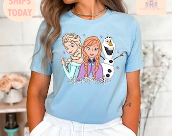 Women's princess Elsa shirt, Frozen Elsa women's shirt, frozen top, disney princess Elsa shirt, frozen magic kingdom shirt