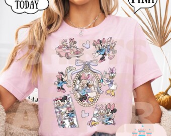 Camiseta de verano de Minnie y Daisy de Disney, Camiseta "Las chicas solo quieren sol", Camiseta de mejores amigas de Disney, Camiseta de Disneyworld, Camiseta de verano de Disney