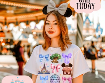 Disney Parks Shirt, vier Parks Disney World Shirt, Schloss Disney Shirt, Magic Kingdom Shirt, 4 Parks Shirt, Buntes Disney Shirt, Epcot T-Shirt