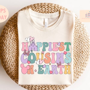 Retro gelukkigste neven op aarde Matching Shirt, Park Shirts, Matching Family Retro shirt, Group shirt, Family shirt, kasteel shirt, kids tee