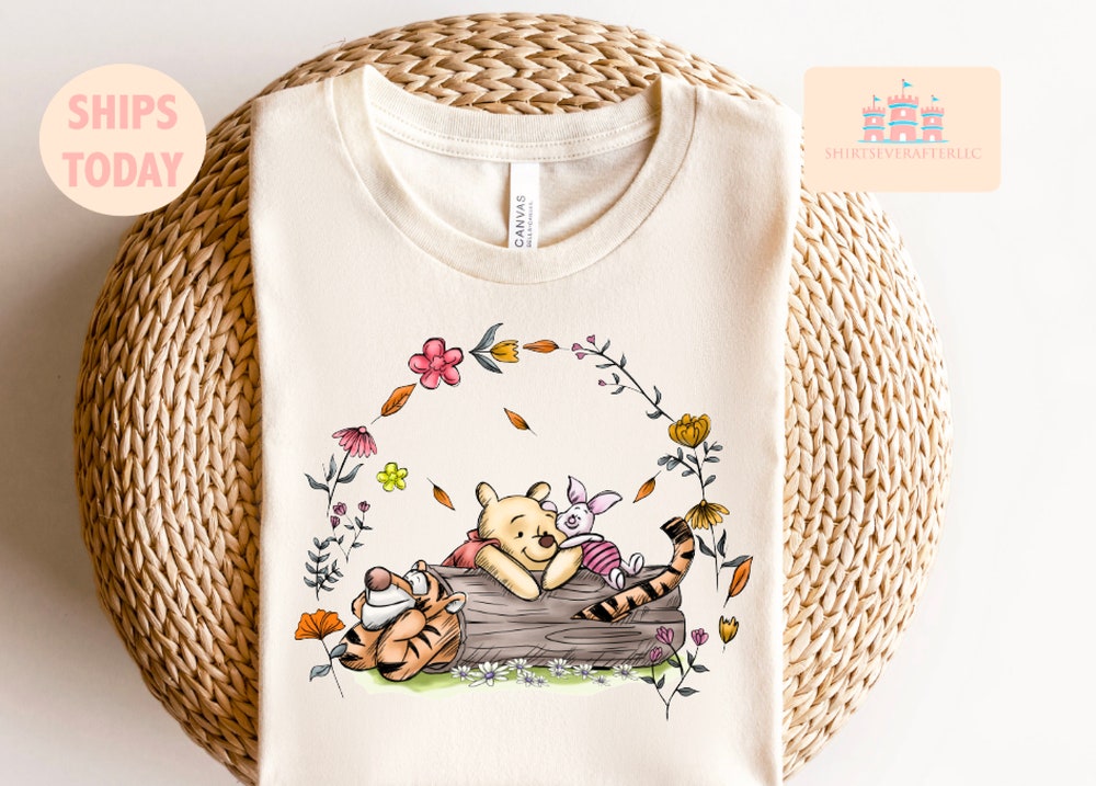 Teechic Style Bear Shirt, Tiger Shirt, Pig Shirt, Bear And Friends Shirt, Magical Shirt, Kids Shirt, Adult Shirt, Park Shirt, Mk Shirt, Vacation Shirt