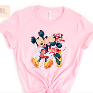 Mickey and Minnie Shirt Tee, Disney Shirt, Disney Tee, Disney Vacation Shirt, Disney Tank, Disney Family Shirts, Disney Valentine's Day Tee