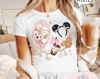 Girly Bear Baby T-Shirt, Magic Kingdom Baby T-Shirt, Magic Kingdom Shirts, Damen Baby Tee Park Shirt, Crop Top