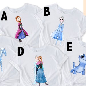 Disney Princess Elsa T-Shirt, Frozen Elsa Anna Shirt, Frozen Top, Disney Princess Elsa Shirt, Frozen Magic kingdom shirt, Disney Trip shirt