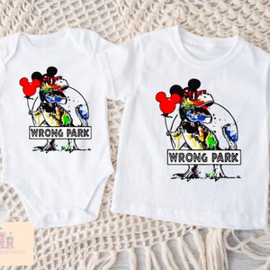 Wrong Park Shirt, Vacay Mode Shirt, Mouse dinosaur Shirt, Vacation Shirt, Travel Shirt, magical Shirt, matching shirts, Road Trip Shirt