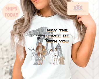 Star Wars Disney Shirt,Vintage Star Wars Shirt,Star Wars Logo Shirt,Darth Vader,Baby Yoda,Star Wars Gift,Matching Disney Tshirt,holiday gift
