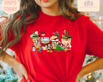 Vintage Mickey And Friend Christmas Shirt,Disney Ears Christmas  Shirt,Disney Christmas Shirt,Disney Trip Shirt,Disney Family Christmas Shirt
