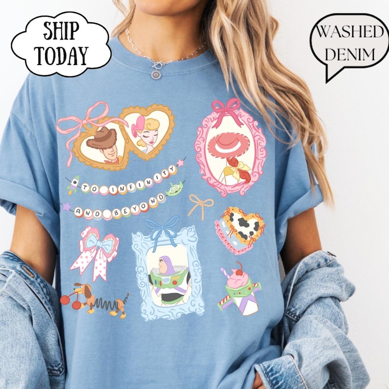 Retro Toy Story Land Shirt, Disney Pixar Toy Story Shirt, Disney Woody Jessie Buzz Lightyear Shirt, Family You've Got A Friend In Me Shirt