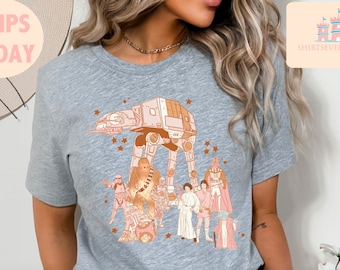 Star Wars Disney Shirt,Vintage Star Wars Shirt,Star Wars Logo Shirt,Darth Vader,Baby Yoda,Star Wars Gift,Matching Disney Tshirt,Family Shirt