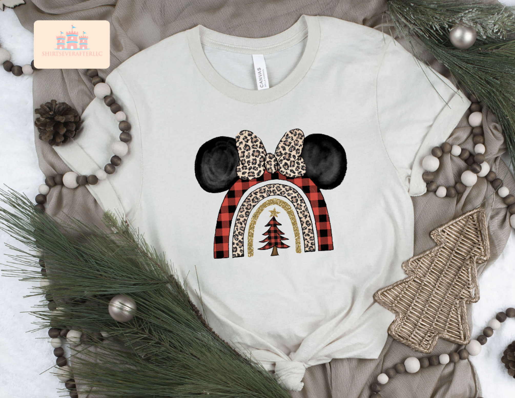 Discover Minnie Mouse Rainbow Christmas shirt, Disney Christmas Shirt