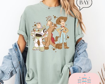 Comfort Color®  Disney Toy Story Land To Infinity and Beyond Shirt, Toy Story Characters Shirt, Disneyland Trip Shirt, Toy Story Shirt