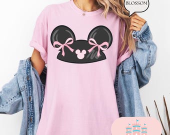 Camiseta retro de Minnie Mouse Comfort Color®, camiseta de viaje de Minnie, camiseta de Minnie, camiseta de viaje de Disney para niñas, camiseta de vacaciones de Disney