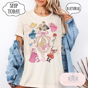 Aurora7, camiseta de Aurora, camiseta de La Bella Durmiente. Camiseta de Aurora de Disney. Camiseta de princesa, camiseta de La Bella Durmiente, camiseta de La Bella Durmiente.