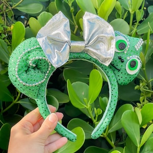 Pascal Headband 3D Ears, Tangled inspired Headband, Tangled ears, Pascal ears, Rapunzel Pascal headband, Rapunzel headband ears