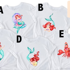 Disney Little mermaid shirt, Disney Ariel shirt, Disney sebastian shirt, Disney Flounder shirt, Little mermaid ariel flounder shirt, Ariel