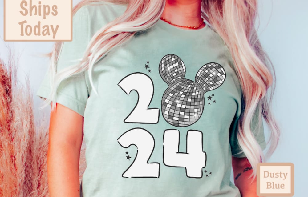 New Years Disney Shirt, Happy New Years 2024, Retro Disney Family New Years Shirt, Disneyworld New Years Shirt, Disneyland New Years Shirt Teesummer