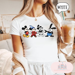 Vintage Mickey Baby Tee, Magic kingdom Baby Tee, Magic Kingdom Shirts, Womens baby tee park shirt, crop top