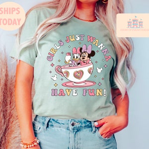 Disney Minnie Daisy Summer Shirt, Girls Just Wanna Have Sun, Disney Besties Shirt, Disneyworld Shirt, Disney Summer Shirt image 5